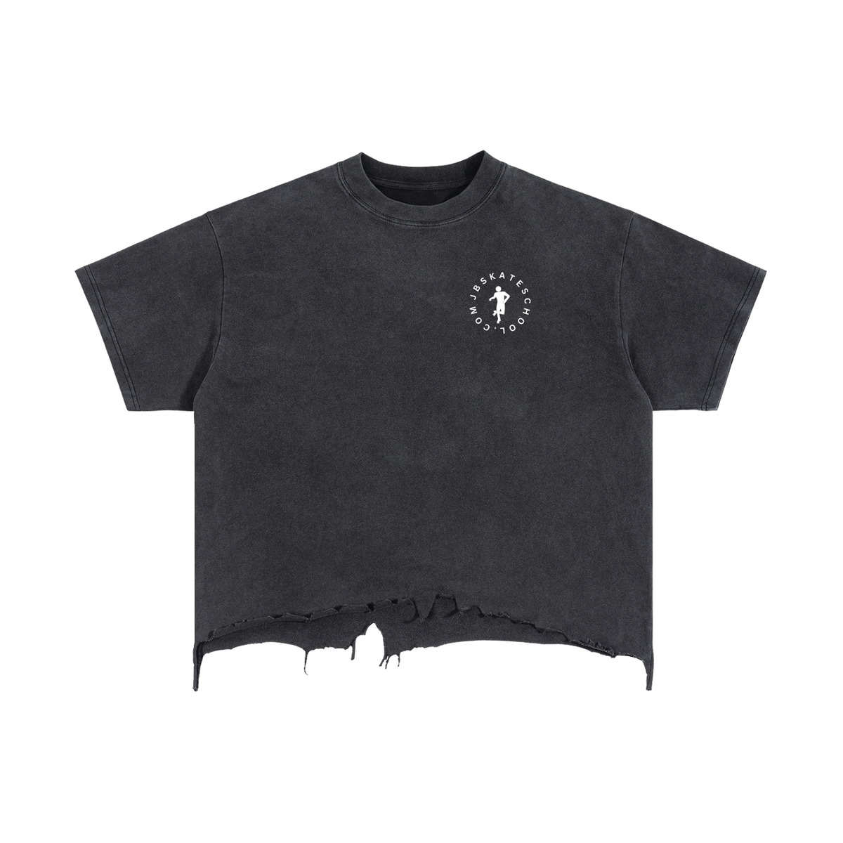 Boxy Distressed JB Tutorial Tee