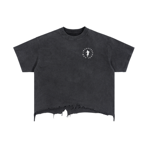 Boxy Distressed JB Tutorial Tee