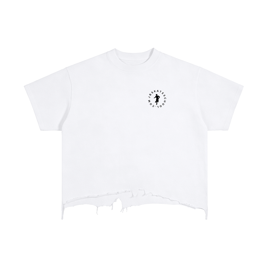 Boxy Distressed JB Tutorial Tee