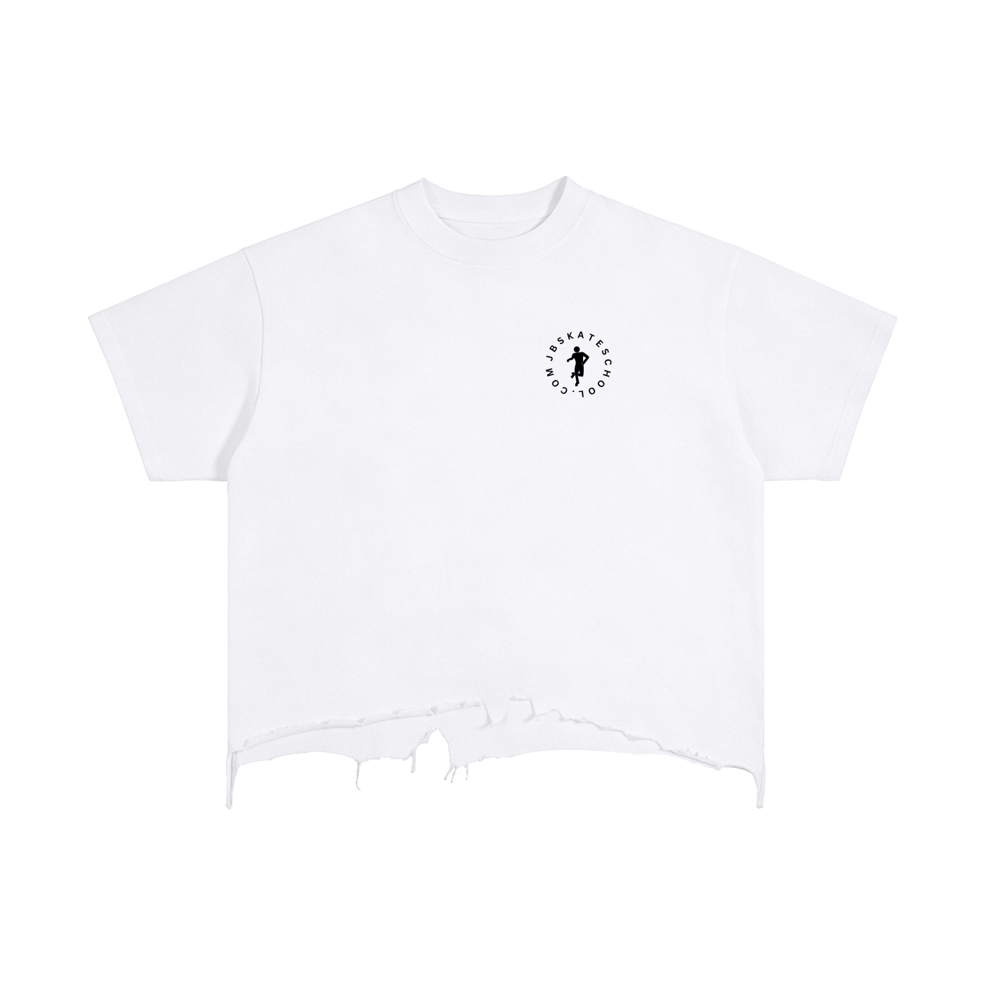 Boxy Distressed JB Tutorial Tee
