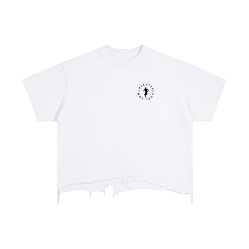 Boxy Distressed JB Tutorial Tee