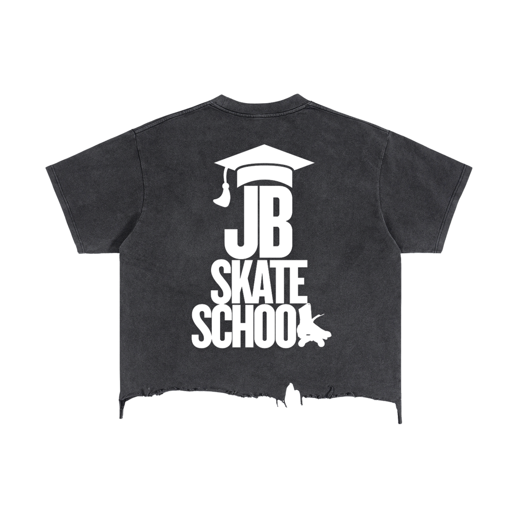 Boxy Distressed JB Tutorial Tee