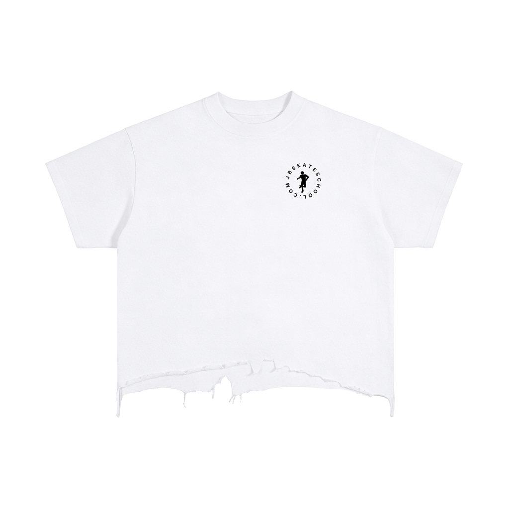 Boxy Distressed JB Tutorial Tee