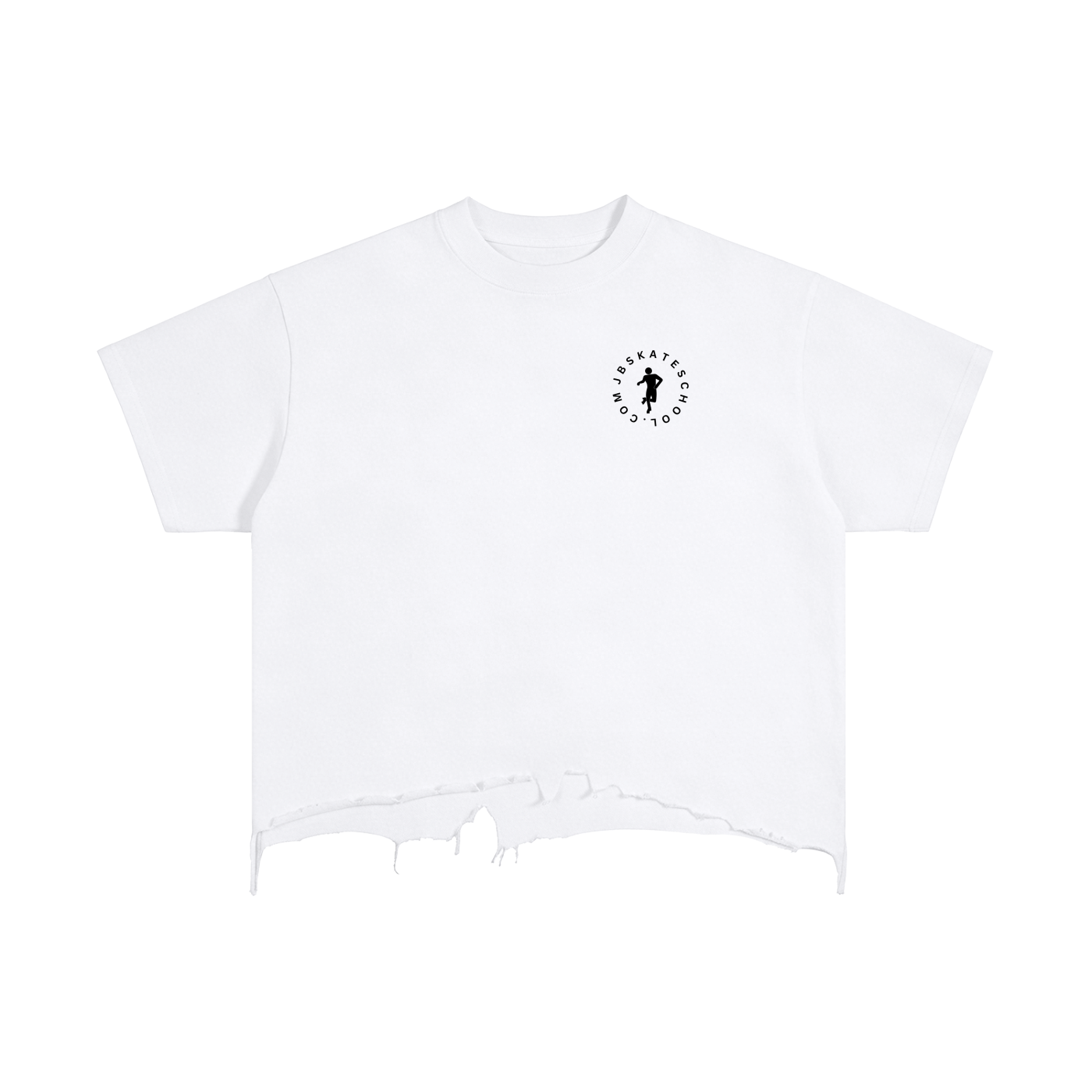 Boxy Distressed JB Tutorial Tee